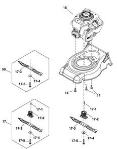 Part Location Diagram of CA09582A Murray Blade Bar Kit